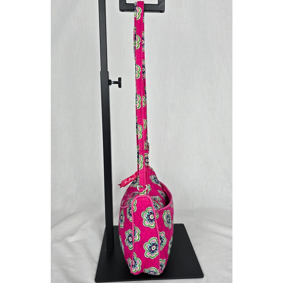 Vera Bradley Pink Swirl Floral Crossbody Bag Little Hipster - Picture 8 of 16